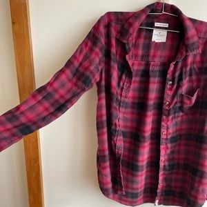 American Eagle Outfitters Red Flannel Size Small